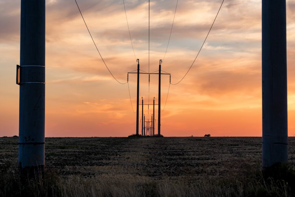 buying rural land in Texas  utility poles
